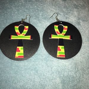 Afro centric earrings